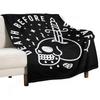 Death Before Decaf Throw Blanket Polar Picnic Cosplay Anime Vintage Soft Beds Bed Blankets