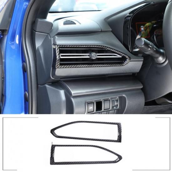 Carbon Fiber ABS Interior Decoration Cover Trim Kit For Subaru WRX -2024
