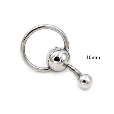 Stainless Steel Navel Rings 14G Industrial Piercing Sexy Belly Button Body Jewelry Bar Ring Ball Surgical  Handmade