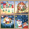 2024 Christmas Sticker New Year Art Decal Home Decor Window Stickers  Party