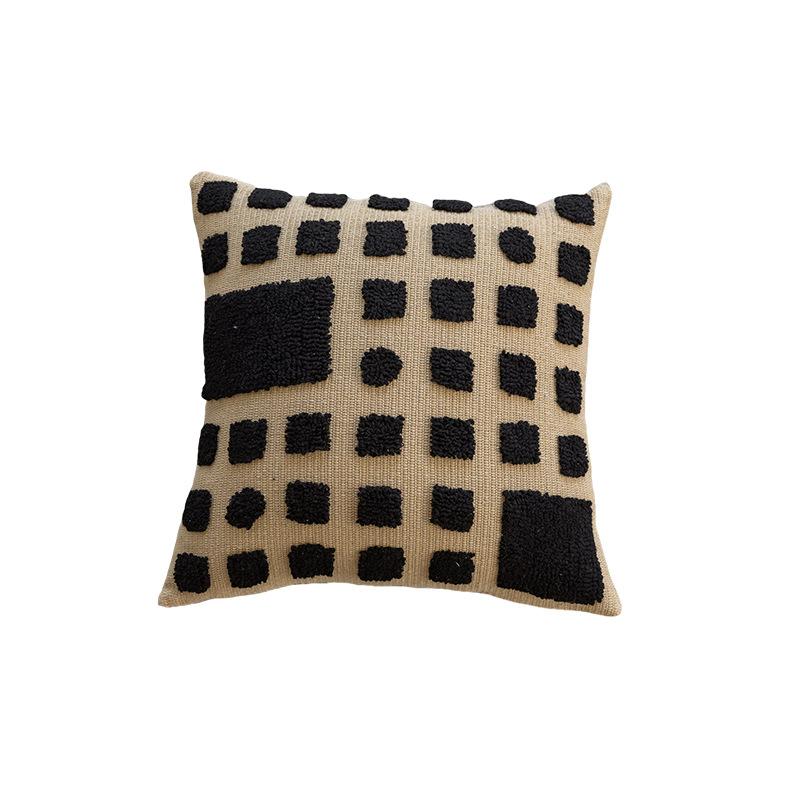 Pillow Sofa Living Room Pillow Bedside Office Car Nordic Style Jute Pillow Case Core Cushion Household