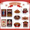 Harloon 18 Pcs Circus Party Signs Halloween Circus Sign Decor Circus Carnival Posters Circus Theme Cutouts Vintage Circus Party Decoration for