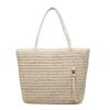 Large-capacity Portable Tote Bag for Casual Commuting, Woven with A Retro and Stylish Design, Single-shoulder Bag Casually