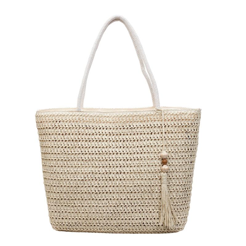 Large-capacity Portable Tote Bag for Casual Commuting, Woven with A Retro and Stylish Design, Single-shoulder Bag Casually