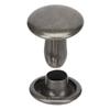 500 Sets Leather Rivets 8x8mm Electroplating Process High Hardness Iron   Double Sided Rivets for Hat Clothing