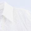 Jnleaog Autumn New Women's Clothing Fashion Style Stylish Fashion Hollowed-out Embroider Shirt