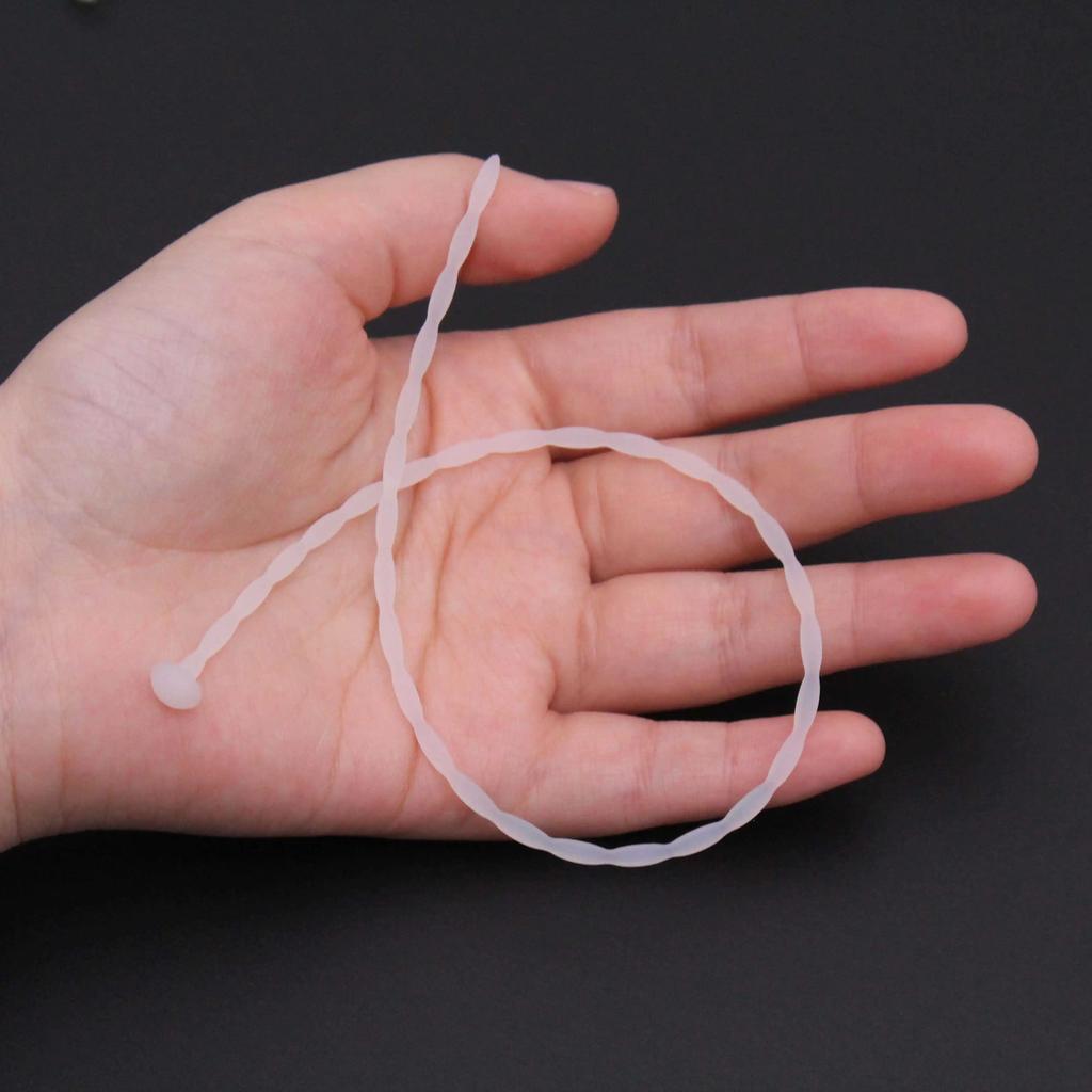 Silicone Wave Horse Eye Stick White Urethral Dilator Sextoys SM Penis Plug Men Urethra Masturbation Stimulator Adult Supplies