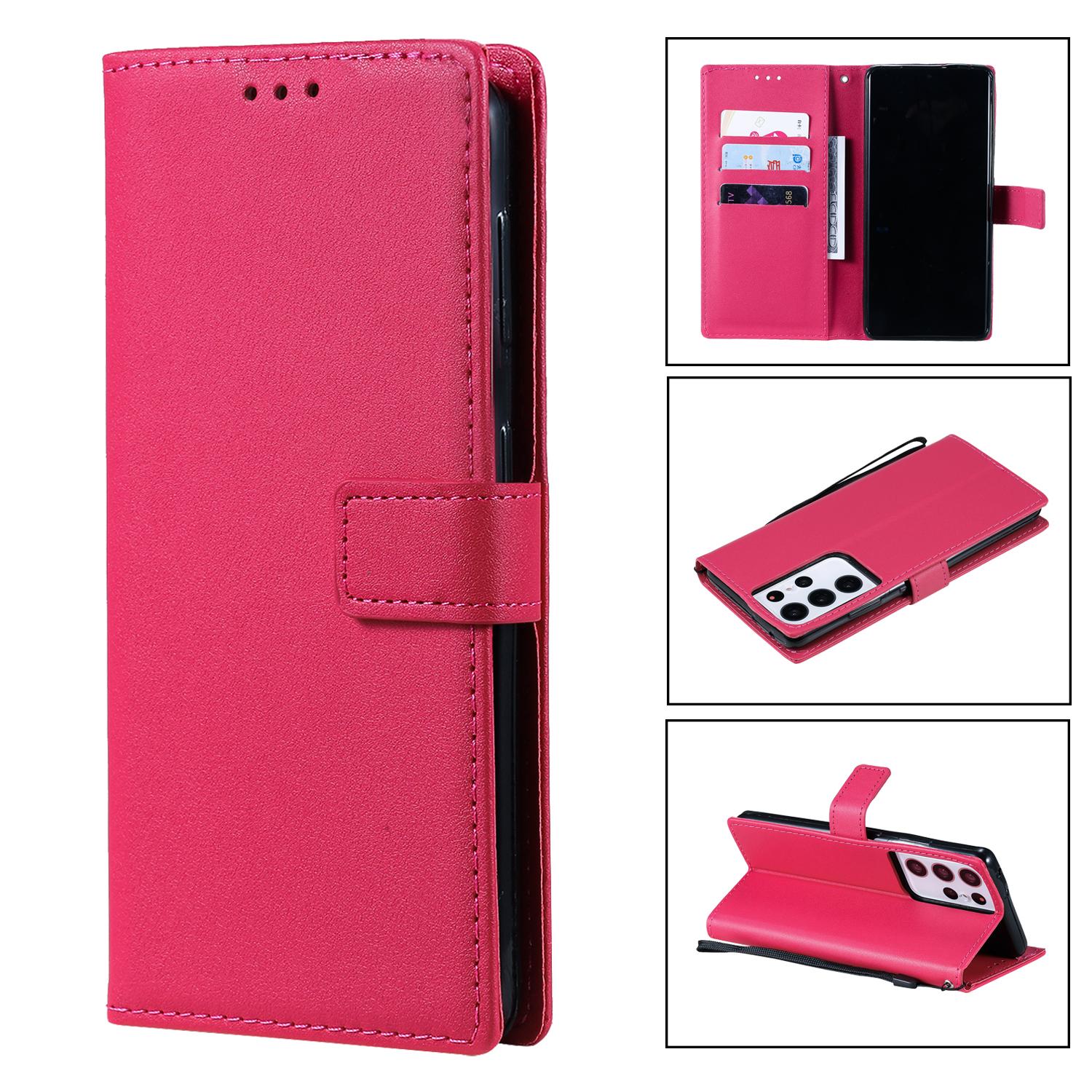 

Кожаный чехол-кошелек с откидной крышкой для Samsung Galaxy S21 S30 S20 S10 S9 S8 Plus S6 S7 Edge Note 8 9 10 Lite 20 Ultra Funda Protect Cover CHINA&For Note 20 Ultra&Case & Strap розы красного