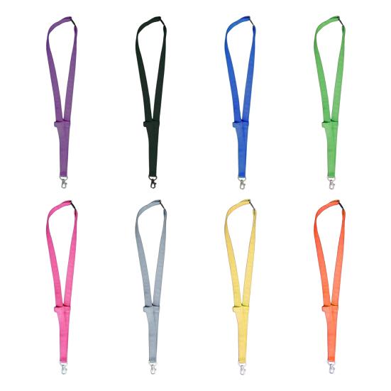 Plain Fabric Pen Lanyard with Glasses Holder Neck ID Badge Holder for Teachers Nurses Office Adjustable Nylon Lanyard for Eyewear & Writing Tools