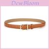 Classic Leather Belt For Men And Women With Dshaped Alloy Buckle Casual Outdoor Accessory