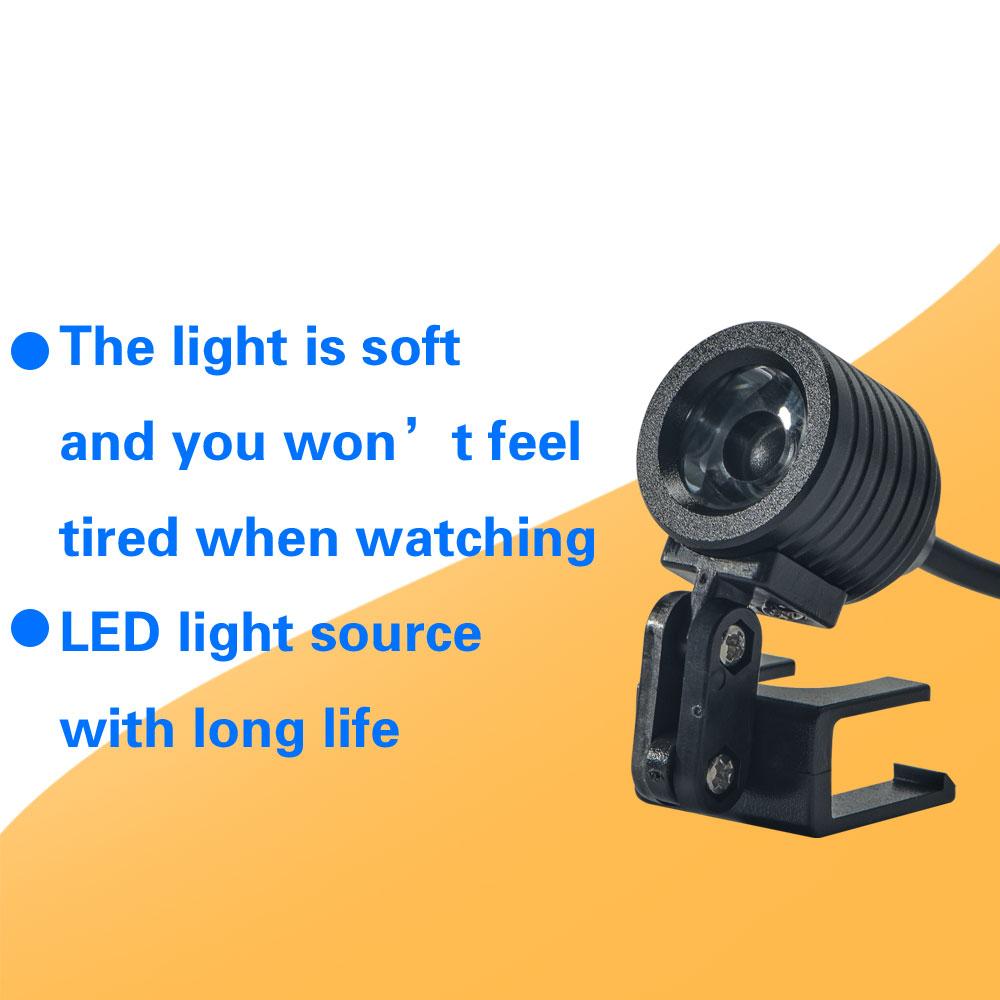 Exp Dental Loupe 2.5X 3.5X Magnifying Glass with LED Light Glasses Surgical Magnifying Glass Dental Medical Magnifying Glass