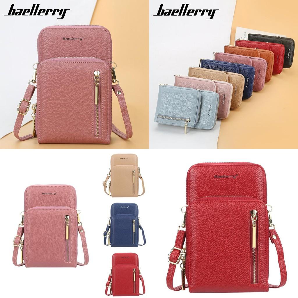 Ladies Wallet Pu Leather Large Capacity Vertical Phone Purse With Water Resistant Design For Daily Use