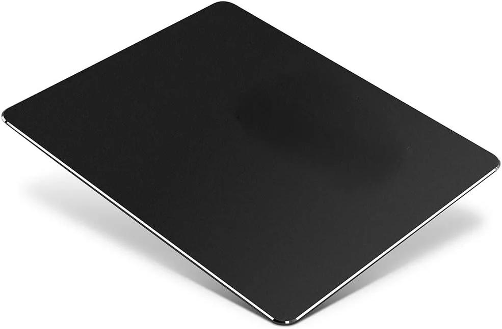 24*20cm/30*24cm Aluminum Alloy Mouse Pad Single Side Frosted Fine Smooth Smooth Edges and Corners Rounded Metal Mouse Pad 240x200cm чёрный