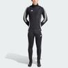 Adidas Tiro 24 Training Top With Striped Stand Collar Long Sleeve Soccer Jersey Men Tops Black IJ9963