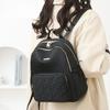 Schoolbag1011 New Oxford Cloth Backpack Women's Large Capacity Versatile Waterproof Student Backpack Stylish and Lightweight Travel School Bag