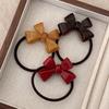 Women's Hair Tie with Rubber Bands, Three-dimensional Bow Headwear, Hair Band, High-elasticity Ponytail Hair Tie, Hair Tie Style