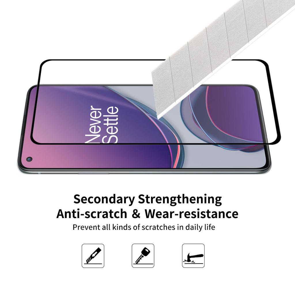ENKAY HAT PRINCE Full Glue Full Covering Tempered Glass Protector for OnePlus 8T/8T+ 5G