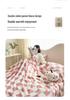 Cross-border Flannel Plaid Milk Velvet Summer Air Conditioning Blanket