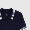 Gap Women's 766089 Colorblock Striped Polo Short Sleeve Knit Shirt