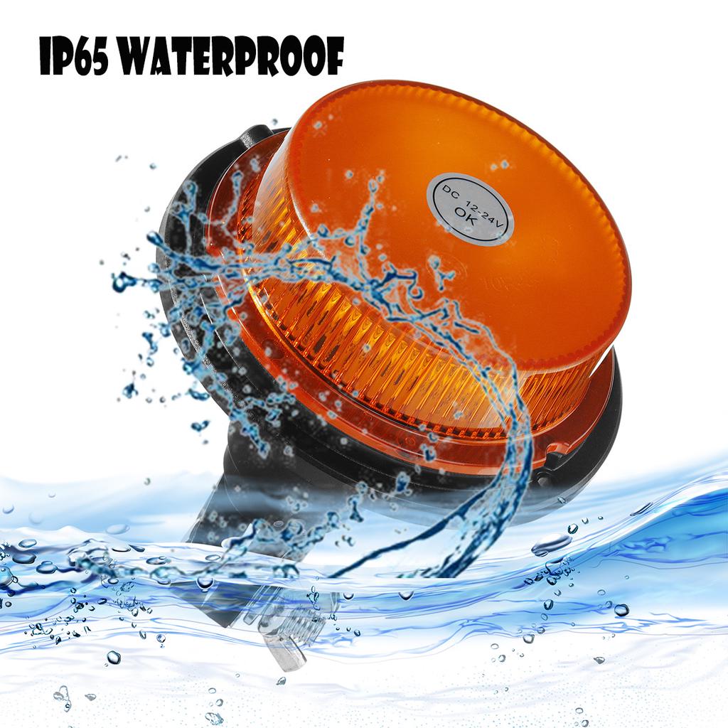 Lampeggiante LED Blu, Luce Di Avvertimento Magnetica Lampeggiante Per Veicoli Con Presa Accendisigari Da 12 80 V 90055021