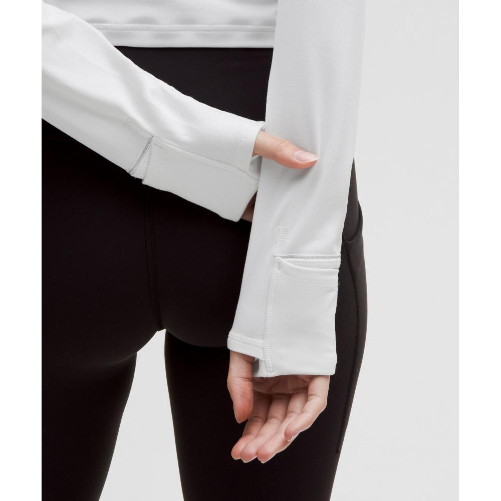 Lululemon It S Rulu Cropped Half Zip  Updated whIte