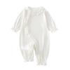 Newborn Baby Girl Long Sleeve Summer Jumpsuit - Air Conditioning Suit, Outdoor Princess Outfit, Thin Style