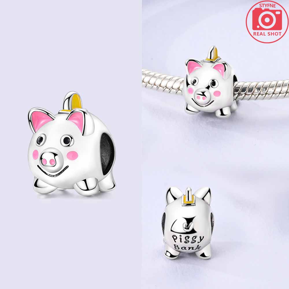 

Girl Original Charms Metal Golden Poodle Owl Puppy Paw Print Rabbit Love Beads Fit Bangle Accessory Necklace Make your own Gift Elegant Fashion