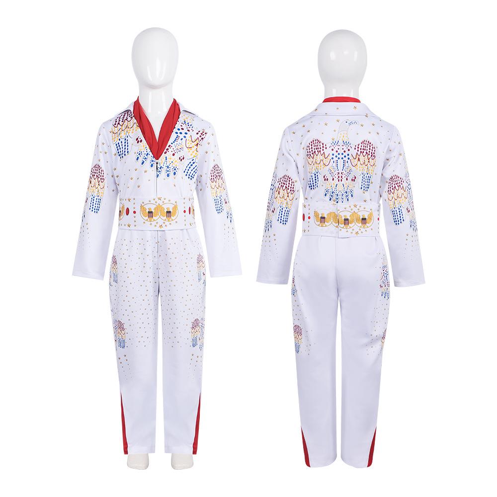 

Elvis Rock Singer Stage & Role-Play Halloween Costume Children 140