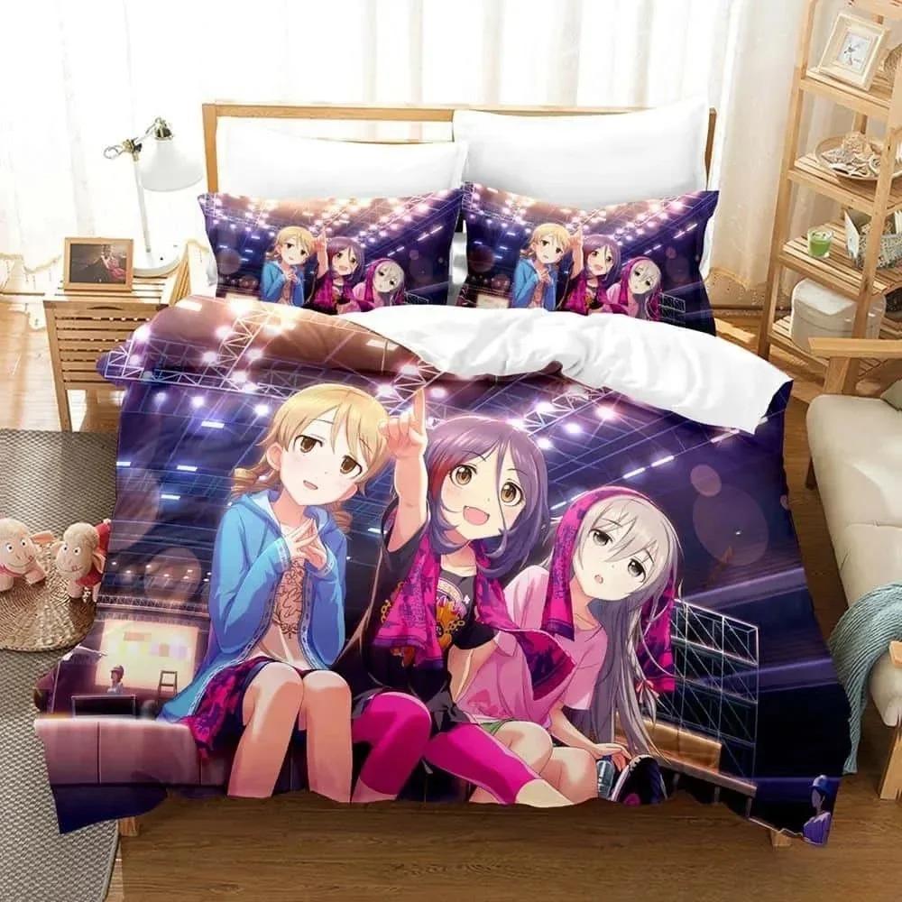 The Idolm@Ster Cinderella Girls Starlight Stage Bedding Set Bedroom Soft Modern Bedspreads Comefortable Duvet Cover Pillowcase
