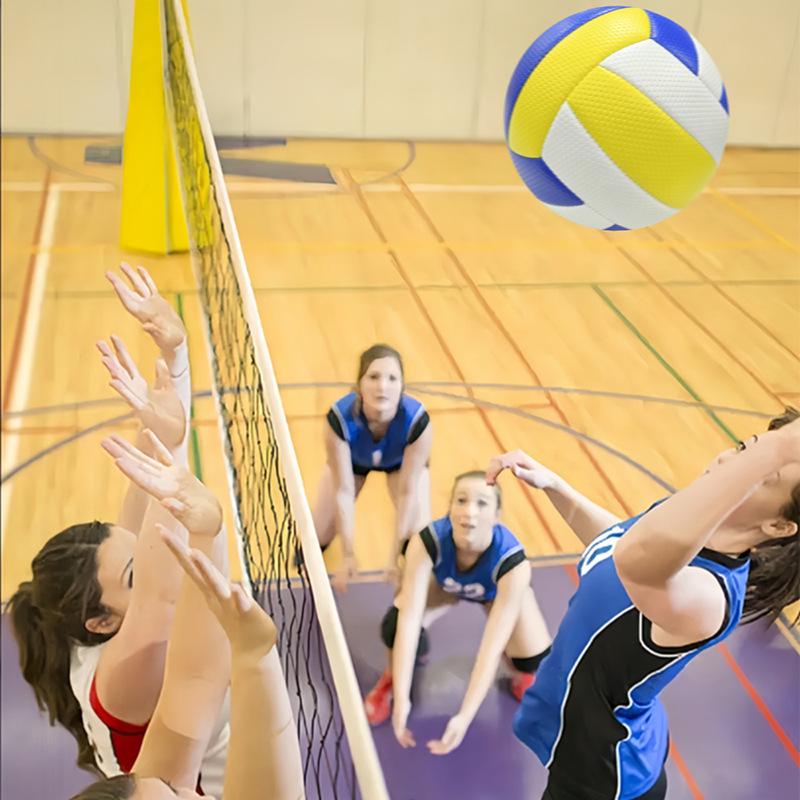 Durable Ultra-Fiber Soft Size 5 Volleyball for Middle School Exams and Campus Training