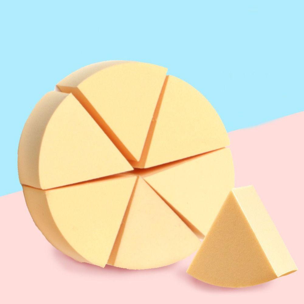 Pure Color Triangle Makeup Puff Soft Makeup Blender Hor Makeup Sponge for Liquid Foundation Powder