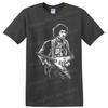 Camiseta con Retrato de Guitarrista Jimi Hendrix Camiseta Gráfica de Arte para Concierto de Rock Retro