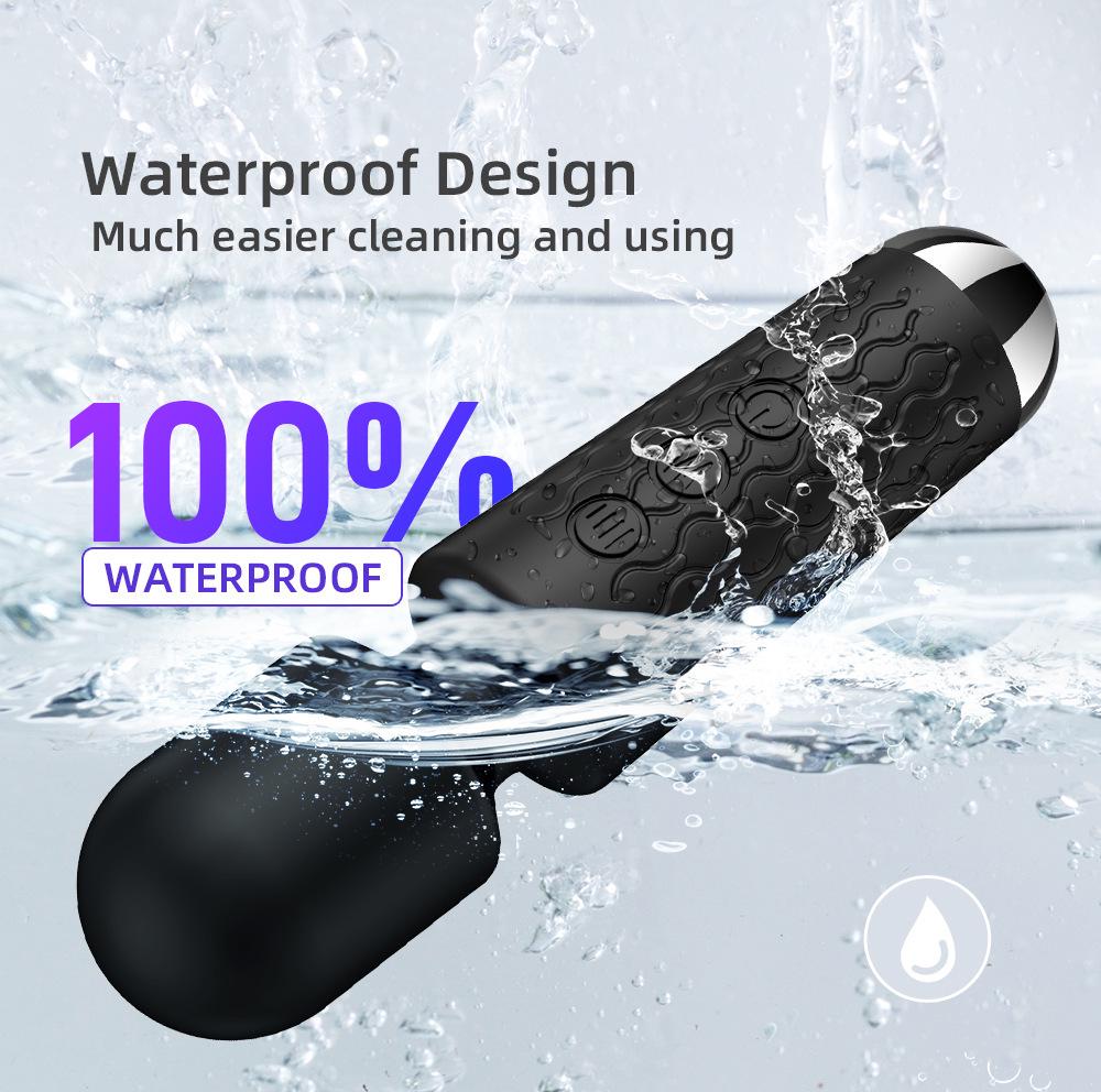 8-Speed, 20-Frequency Rechargeable Vibrating AV Rod for Women