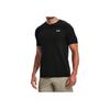 Under Armour Seamless Logo Print Quick-Dry Crew Neck Short Sleeve T-Shirt Men Tops Black 1361131-001