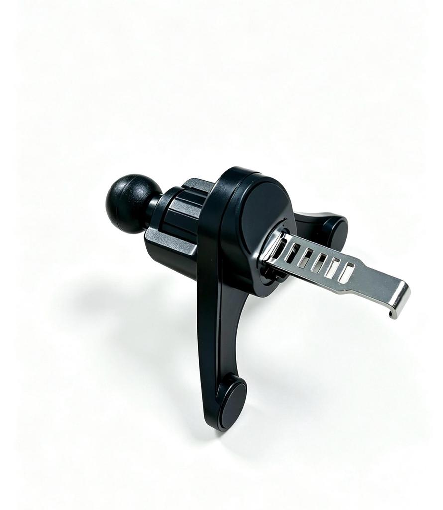 Universal Car Mount: Vent Clip, Dashboard Suction Cup, 17mm Ball Head Navigation Bracket