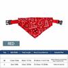 Adjustable Pet Saliva Towel Red Dog Bib Corgi Pet Triangle Scarf  Dog Saliva Absorbing