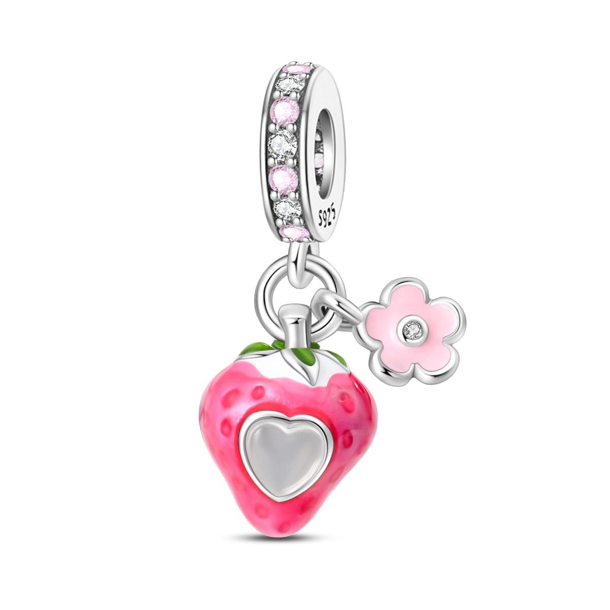 

Charm Bead Charms Plata copper Colors Avocado, Banana, Tomato Bead Charms Charm Pendant for Authentic Bracelets for Women Do It Yourself Jewellery Lov