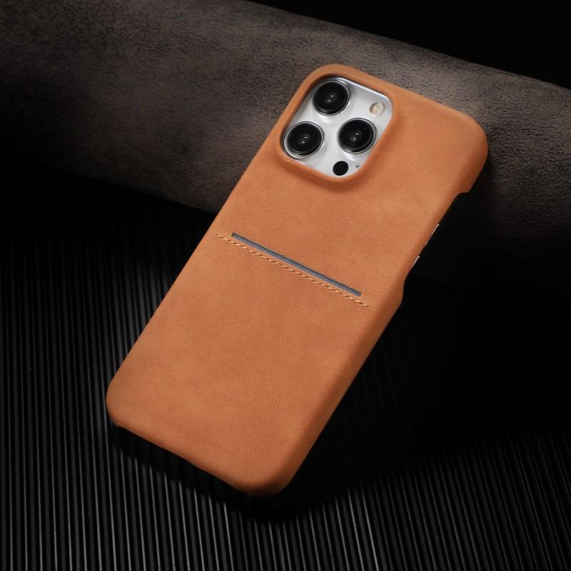 Yangbapi Card Business Suitable IPhone 17 ProMax Apple 16PM Retro Skin Feel Anti Drop 15 Phone Case iPhone 15 Plus
