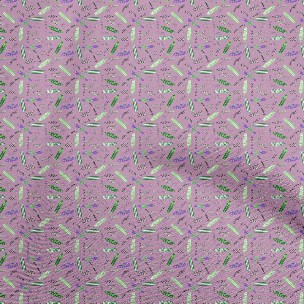 oneOone Bumbac Elastic Violet Albăstrui Material Plajă Proiecte Artizanale Decor Material Imprimat La Metru 40 Inch