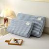 1PC Water Washed Cotton Soft 30x50cm Memory Rubber Pillow Latex Pillowcase Home Supplies Pillow Case Thick Pillow Cover