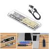 Two Protocols Solid Disk Case Clear USB3.2 USB C 10Gbps PCIE  Solid Disk External Enclosure for 2230-2280 Hard Disk Box