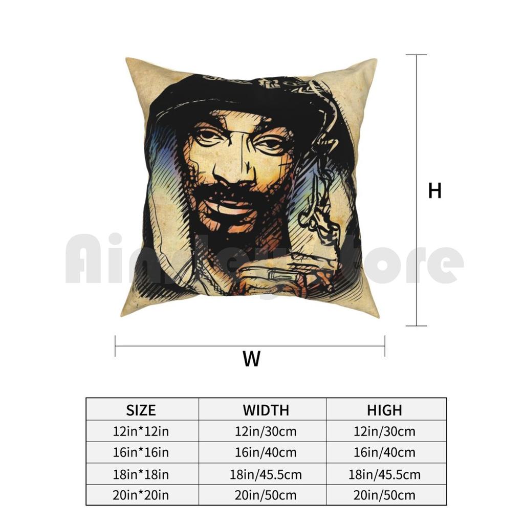 Pillow Case Rapper Cheap Pillow Case Printed Home Soft Throw Pillow Artist Black Dogg ...