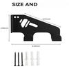 Heavy Duty Wall Mounted Chainsaw Holder with Anti Slip Pads for Garage Storage Shed Organization and Safe Tool Handling