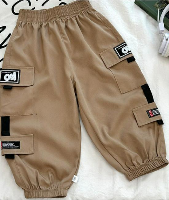 Korean Style Kids' Summer-Autumn Casual Workwear Pants