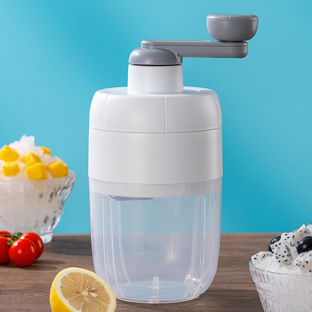 Manual Shaved Ice Snow Cone Maker Thickened Stainless Steel Blade Hand Ice Shaving Machine