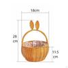 Easter Eggs Candies Gift Storage Basket 18x28cm Cute Decoration Multifunctional for Egg
