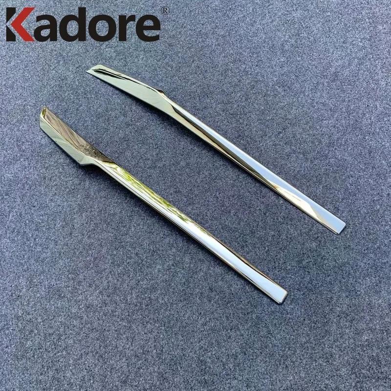 For Toyota Raize     2024 2025 Chrome Car Rear Bottom Bumper Cover Trim Rear Trunk Molding Strip Accessories