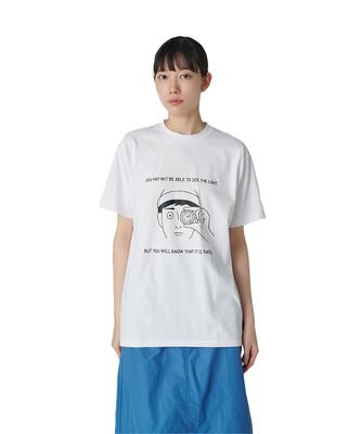 Lantern Eye Size S WHITE Festival Camping Outdoor [Snow Peak] T-shirt T-Shirt TS-25SU103