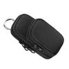 Nylon Protective Case For AiMoonsa MP3 Player With Hook Portable Travel Storage Bag For Small Electronics Black