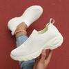 2026 Fashion Mesh Breathable Sneakers Lace Up Slope Heel Thick Soled Shoes for Women Outdoor Casual Shoes Zapatillas Hombre